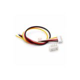 Meon Robotik Otomasyon JST-XH Konnektör 4 Pin 2.54mm 26AWG 20cm – Dişi Kablo ve Erkek PCB Soket Seti