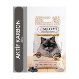 meovi Aktif Karbonlu İnce Taneli Ultra Topaklaşan Tozsuz Kedi Kumu 20Lt.