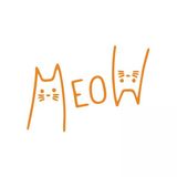 Meow Kedi Sticker 17X17 Cm Turuncu