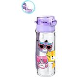 Meow Suluk 500 Ml - Çocuk Suluk, Matara, Pipetli Suluk, Askılı Suluk Kedili Suluk Miyav Suluk