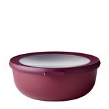 Mepal - Cirqula çok amaçlı kase yuvarlak Nordic berry – 1250 ml – Stok kutusu, buzdolabı kutusu, derin dondurucu, mikrodalga fırın tabak ve kapaklı servis kasesi olarak kullanılabilir