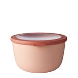 Mepal - Cirqula çok amaçlı kase yuvarlak Nordic Blush – 2000 ml – Saklama kutusu, buzdolabı kutusu, derin dondurucu kutusu, mikrodalga fırın ve kapaklı servis kasesi olarak kullanılabilir