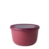 Mepal Cirqula yuvarlak çok amaçlı kase – Nordic berry – 1000 ml hacim – çıkarılabilir kapaklı – kırılmaz malzeme – sızdırmaz – derin dondurucuya uygun – bulaşık makinesinde yıkanabilir