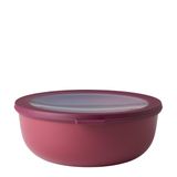Mepal Cirqula yuvarlak çok amaçlı kase – Nordic berry – 2250 ml hacim – çıkarılabilir kapaklı – kırılmaz malzeme – sızdırmaz – derin dondurucuya uygun – bulaşık makinesinde yıkanabilir
