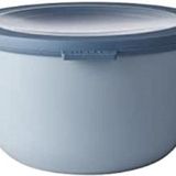 Mepal Cirqula yuvarlak çok amaçlı kase – Nordic blue – 2000 ml hacim – çıkarılabilir kapaklı – kırılmaz malzeme – sızdırmaz – derin dondurucuya uygun – bulaşık makinesinde yıkanabilir
