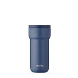 Mepal Ellipse 375 ml Nordic Denim – Kahve to go termos kupa – çay bardağı sızdırmaz – paslanmaz çelik termos fincan – neredeyse tüm içecek tutucularına uyar