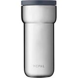 Mepal Ellipse termos kupa, 375 ml, fırçalanmış, kahve demliği, termos bardak, çay bardağı, sızdırmaz, paslanmaz çelik, termik fincan, neredeyse tüm içecek tutucularına uyar