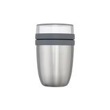 Mepal Insulated Lunch Pot Ellipse Yalıtımlı Saklama Kabı 500 ml - Gri
