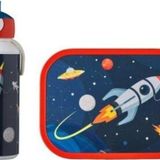 Mepal Lunch Set Campus Içecek Şişeli Beslenme Seti (Pop-Up Içecek Şişesi Ve Yemek Kutusu) - Space