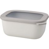 Mepal Multi Bowl Cirqula Rectangular 1500 ML Nordic White Saklama Kabı