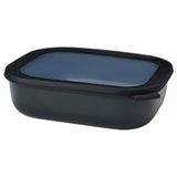 Mepal Multi Bowl Cirqula Rectangular 2000 ml Siyah Saklama Kabı