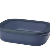 Mepal - Multi Bowl Cirqula Rectangular - Kapaklı Saklama Kabı - Buzdolabı İçin Hava Geçirmez Saklama Kutusu, Mikrodalga Fırın Kabı Ve Saklama