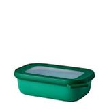 Mepal - Multi Bowl Cirqula Rectangular - Kapaklı Saklama Kabı - Buzdolabı için hava geçirmez saklama kutusu ve mikrodalga fırın kabı olarak uygundur - 500 ml - Canlı Yeşil
