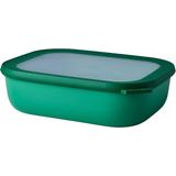 Mepal - Multi Bowl Cirqula Rectangular - Kapaklı Saklama Kabı - Buzdolabı Için Hava Geçirmez Saklama