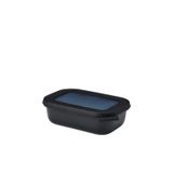 Mepal multi bowl cirqula rectangular saklama kabı 500 ml-nordic black
