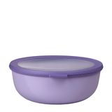 Mepal - Multi Bowl Cirqula Round - Kapaklı Saklama Kabı - Buzdolabı için Hava Geçirmez Saklama Kutusu Olarak Uygundur, Mikrodalga Fırın ve Saklama Kabı Olarak - 2250 ml - Nordic Lilac