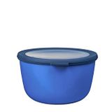 Mepal - Multi Bowl Cirqula Round - Kapaklı Saklama Kabı - Buzdolabı için hava geçirmez saklama kutusu ve mikrodalga fırın kabı olarak uygundur - 2000 ml - Canlı Mavi
