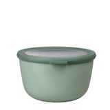 Mepal - Multi Bowl Cirqula Round - Kapaklı Saklama Kabı - Buzdolabı için hava geçirmez saklama kutusu ve mikrodalga fırın kabı olarak uygundur - 2000 ml - Nordic Sage