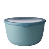 Mepal - Multi Bowl Cirqula Round - Kapaklı Saklama Kabı - Buzdolabı için hava geçirmez saklama kutusu ve mikrodalga fırın kabı olarak uygundur - 3000 ml - Nordic Green