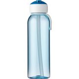 Mepal – Pipetli Içecek Şişesi Campus Flip-Up 500 Ml Mavi – Çocuklar Için Pipetli Su Şişesi – Gazlı A