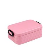 Mepal - Take a Break Midi yemek kutusu – To Go – 2 sandviç veya 4 dilim ekmek için – yemek hazırlama kutusu – bölmeli yemek kutusu – bulaşık makinesinde yıkanabilir – 900 ml – Nordic Pink