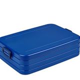 Mepal - Yemek kutusu Take A break large – Bölmeli beslenme kutusu – 8 tereyağı ekmeği için uygundur – 1500 ml – Canlı mavi
