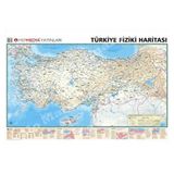 Mepmedya 70x100 cm Çitalı Yazılıp Silinebilir Türkiye Siyasi Haritası