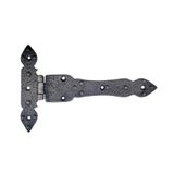 Mepura Antika Tarz Dekoratif Pirinç Kuyruklu Düğmeli Menteşe No3 - 155X240 Mm, Oksit