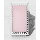 MER-TİM 60x120 Penye Lastikli Bebek Çarşafı - Krem Pembe Lila 3'lü Set