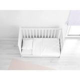 MER-TİM 80x130 Lastikli Ranforce Bebek Çarşaf Takımı - Beyaz