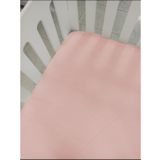 MER-TİM 80x130 Lastikli Ranforce Bebek Çarşaf Takımı - Toz Pembe