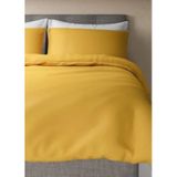Mer-tim Çift Kişilik King Size 240x260 Tek Nevresim Yorgan Kılıfı Sarı