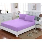 Mer-tim Pamuklu Ranforce Jumbo Boy Çarşaf Takımı 200x200 lila