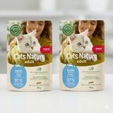 Mera Cats Nature Alabalıklı Yetişkin Kedi Yaş Maması 85 gr - 2 Adet