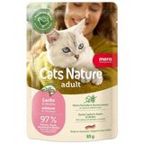 Mera Cats Nature Somonlu Yetişkin Kedi Yaş Maması 85 Gr