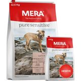 Mera Pure Sensitive Salmon Rice 4 kg Gratis Somon Balıklı ve Pirinçli Hassas Köpek Maması 12.5 kg +4 kg Hediyeli