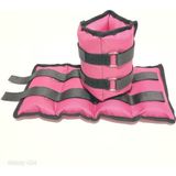 Me&ra Sport El Ayak Bilek Ağırlığı Egzersiz Seti Kum Ağırlık Torbası 1.5 kg x 2 adet toplam 3 kg - 1.5kg x 2 - Pembe