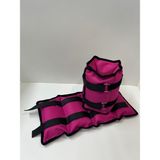 Me&ra Sport El Ayak Bilek Ağırlığı Egzersiz Seti Kum Ağırlık Torbası 2 kg x 2 Adet Toplam 4 kg - 2kg x 2 - Pembe