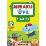Meraklı Fil-Dışarıda-Çıkartmalı Aktivite Kitabı - Kolektif