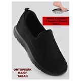 Meral İş Güvenlik Meral 9090 Tam Ortopedik Hafif Taban Erkek Spor Ayakkabı Yazlık Hafif Taban Eva - Siyah