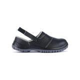 Meral İş Güvenlik Meral Slipper 210-03 S1 Siyah Sandalet Iş Ayakkabısı Çelik Burun Jeriko Taban
