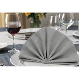 Meral Kurşun Collection Polyester Keten Dertsiz Servis Peçetesi Gri 1 Adet - 35 x 35 cm
