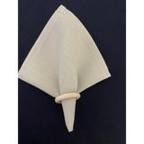 Meral Kurşun Collection Polyester Keten Dertsiz Servis Peçetesi Kapuçino 6 Adet - 35 x 35 cm - Cappucino