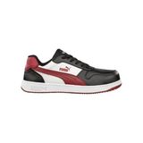 Meral Puma Safety Frontcourt Low S3L Esd Fiberglass Burunlu Spor Iş Güvenliği Ayakkabısı Siyah Kırmızı Pro - Siyah - Beyaz - Kırmızı - 41