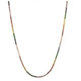 Merano Design 3mm Renkli Su Yolu Kolye