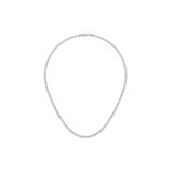 Merano Design 3mm Rhodium Su Yolu Kolye