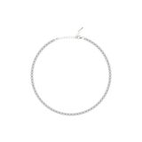 Merano Design Beyaz Su Yolu Choker Kolye 4mm
