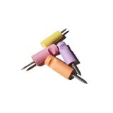 merbiles Ahşap Modern Çocuk & Bebek Odası Askılık 4 Lü Dekoratif Duvar & Banyo Askısı - Pastel Renkler