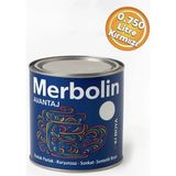 Merbolin Avantaj Sentetik Yağlı Boya Kırmızı Solvent Bazlı Boya 0.750 Litre