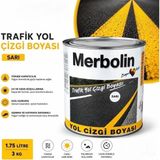 Merbolin UN1263 Trafik Yol Çizgi Boyası 3 kg 1,75 Litre Soğuk Yol Çizgi Boyası Sarı